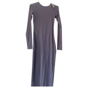 Skims maxi long sleeve dress**size small bra new unworn with tags